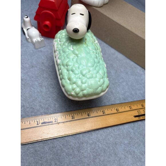 Vintage Avon Peanuts Character Bubble Bath Collectible Figures Set 1970s - Picture 14 of 15
